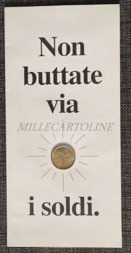 OROAMORE JEWELRY MILANO - Werfen Sie kein Geld weg, Werbebroschüre L.20