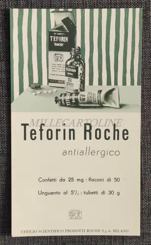 TEFORIN ROCHE ANTIALLERGISCH - Werbekarton Indikationen und Dosierung