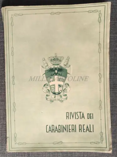 MAGAZIN DER KÖNIGLICHEN CARABINIERI - März April 1938 Jahr V Nr. 2