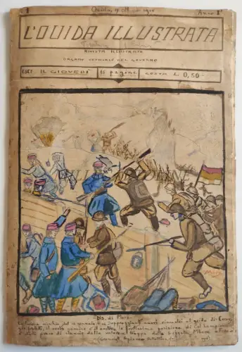 L'OUIDA ILLUSTRATA - Zeitschrift für Fantasie und Humor von Renzo Meregazzi 1918