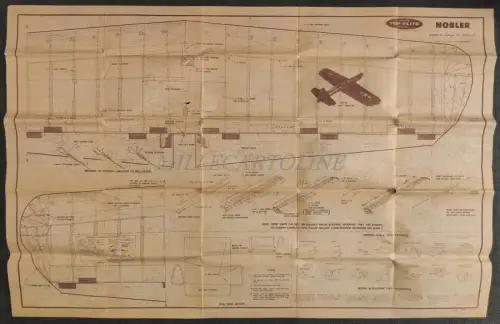 NOBLER TOP FLITE - 2 Baupläne
