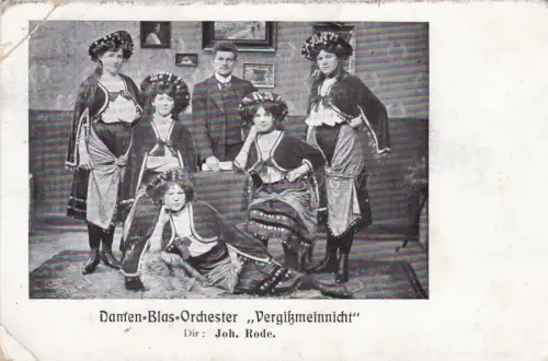 MUSIK - Damen Blas Orchester - Vergikmeinnicht - Dir. Joh. Rot.