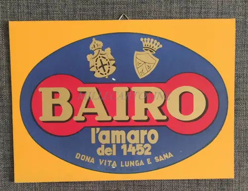 BAIRO - Der Bittere von 1452, Schenkt langes und gesundes Leben, Werbekarton