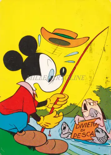 WALT DISNEY - Mickey Mouse, Angelverbot, Fishing 1972