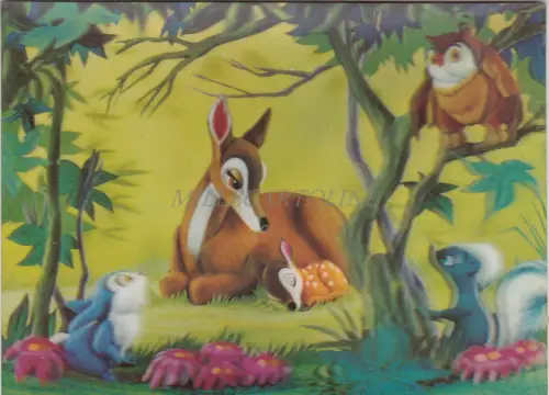 WALT DISNEY - Bambi, Toppan 3D