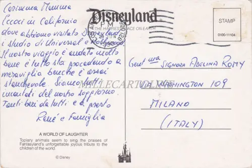 WALT DISNEY - Fantasyland, Disneyland