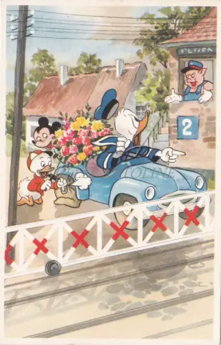 WALT DISNEY - Donald Duck & Huey Dewey Louie, MIckey Mouse