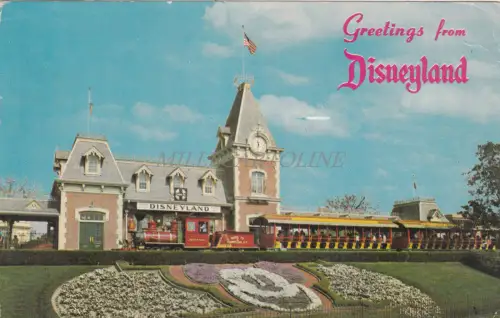 WALT DISNEY - Greetings from Disneyland 1970