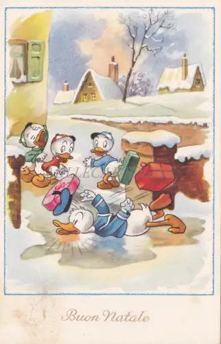 WALT DISNEY - Donald Duck & Huey Dewey Louie, Frohe Weihnachten 2