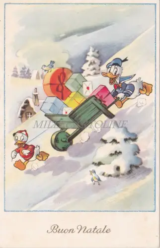 WALT DISNEY - Donald Duck & Huey Dewey Louie, Frohe Weihnachten