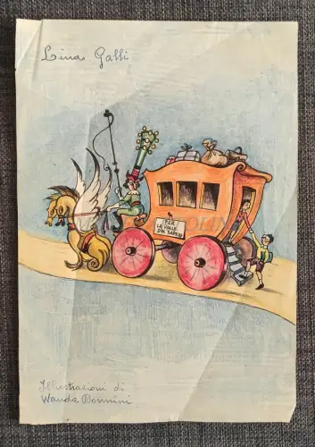 KUTSCHE FÜR DAS TAL DES WISSENS - Illustrationen von Wanda Donnini, Lina Galli