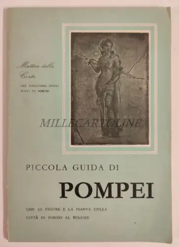 KLEINER POMPEI-FÜHRER - Matthäus vom Turm 30 Figuren und Stadtplan 1960