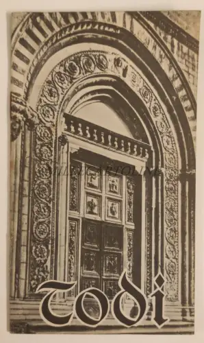 TODI - Broschüre mit Foto und Karte Ente Provinciale Turismo Perugia