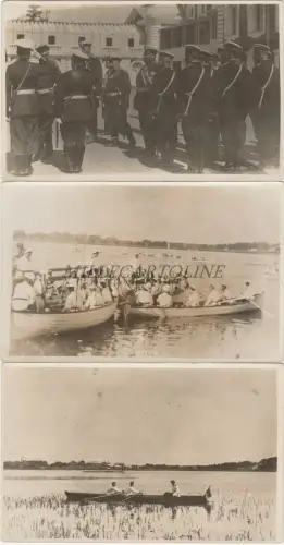 RUSSISCHES REICH - 3 RPPC Rodnoi Korpus Kadettenkorps Nikolaus II Belgrad