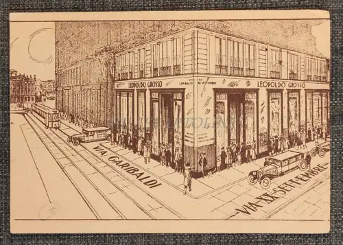 DITTA LEOPOLDO GROSSO TORINO - Wäsche, Strickwaren Werbekarton