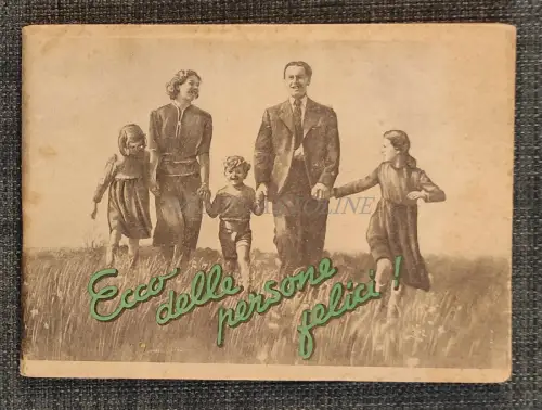 HEUMANN TEE - Glückliche Menschen! Werbemappe mit Fotos und Zeichnungen 1940