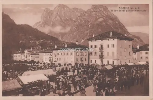 AGORDO - Der Broi an einem Markttag - Aufl. Brevellieri - Belluno