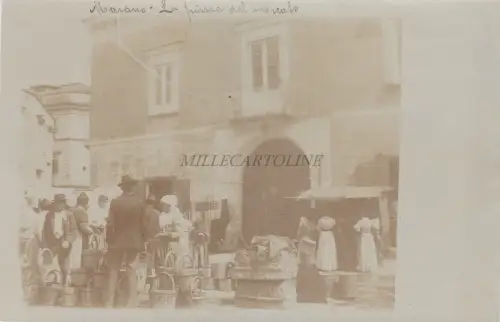 MARANO DI NAPOLI - La piazza del Mercato 1900 Private Fotokarte