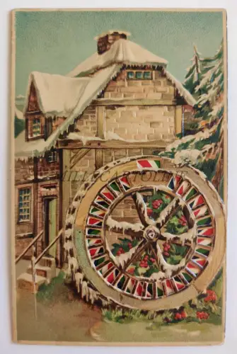 HAUSWASSERMÜHLE - Rotierendes Rad, Relief