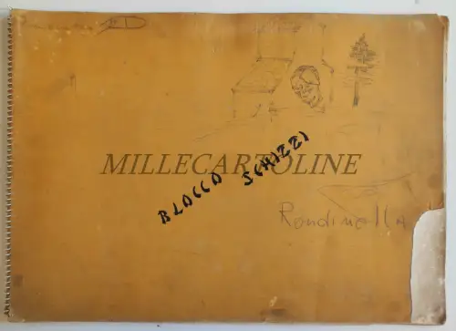 SKIZZENBLOCK 1961 14 Schulzeichnungen