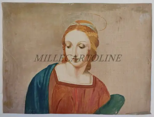KOPIE KOPF MADONNA DEL CARDELLINO RAFFAELLO - Tempera auf Leinwand
