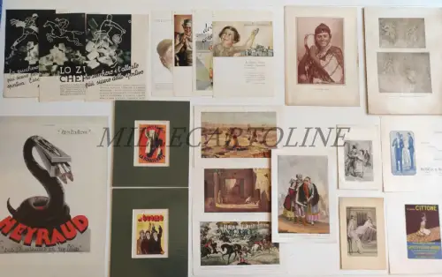 BILDWERBUNG & ABBILDUNGEN - Lot 70 Blatt