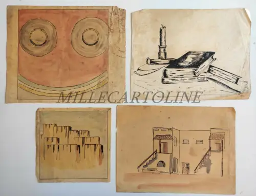 ZEICHNUNGEN - Los von 4 