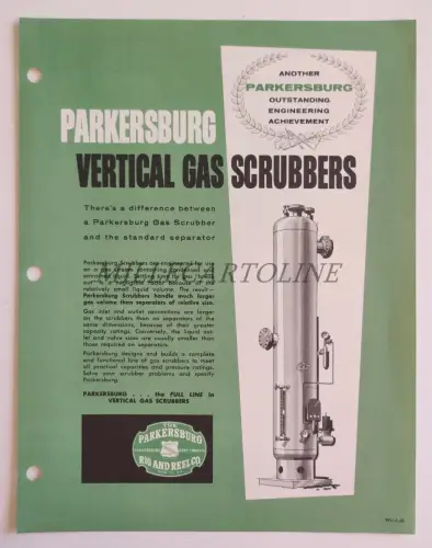 PARKERSBURG WEST VIRGINIA - Vertikale Gaswäscher
