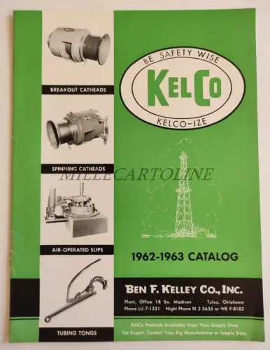KELCO TULSA OKLAHOMA - 1962 1963 Katalog