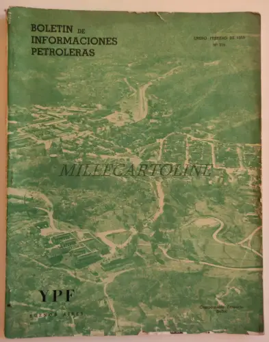 YPF BUENOS AIRES - Petroleum Informationsblatt 1959