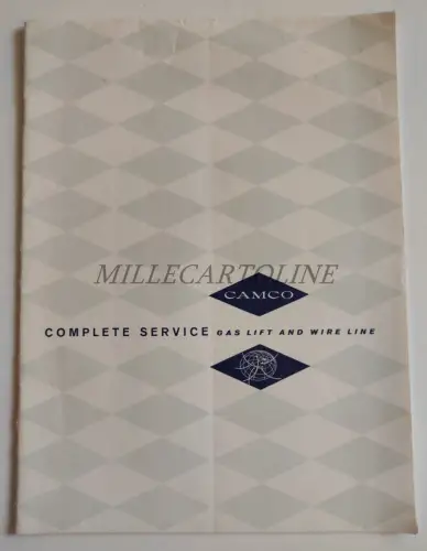 CAMCO HOUSTON TEXAS - Complete Service Gas Lift and Wire Line