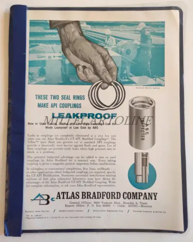 ATLAS BRADFORD COMPANY HOUSTON TEXAS - Gt Api Modified Couplings
