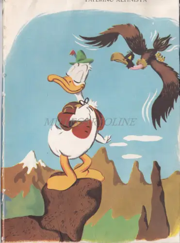 WALT DISNEY NOTEBOOK - Hiker Donald Duck Donald Duck Bergsteiger Donald Duck