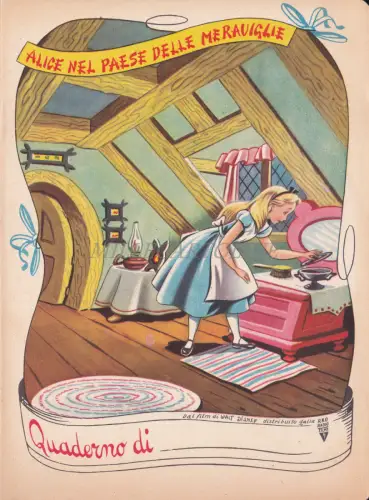 WALT DISNEY NOTEBOOK - Alice im Wunderland 1 Alice im Wunderland