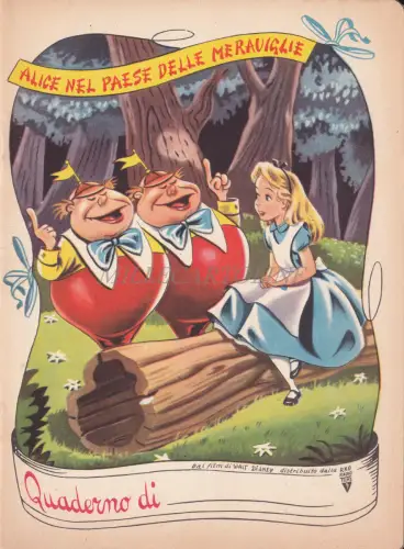 WALT DISNEY NOTEBOOK - Alice im Wunderland 7 Alice im Wunderland