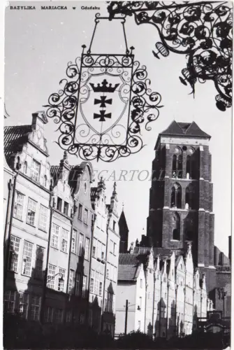 POLEN DANZIG BAZYLIKA MARIACKA GDANSKU - Foto 1966