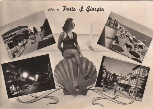 PORTO S. GIOGIO - BELLEZZE AL BATH-MUSCHELN 1955