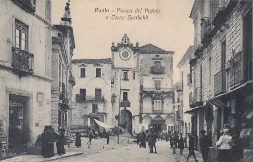 * PAOLA - Piazza del Popolo und Corso Garibaldi