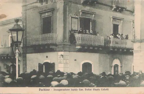 * PACHINO - Grabsteineinweihung Cav.Dottor Colletti