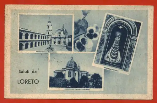 LORETO ANCONA, GRUSS AUS, MIT 3 ANSICHTEN, ENDE 40 m