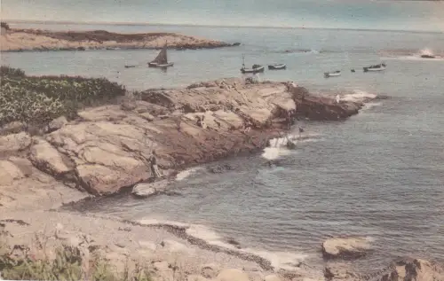 MAINE - The Swimming Cove and Studio Rock, Perkin's Cove Ogunquit, Postkarte