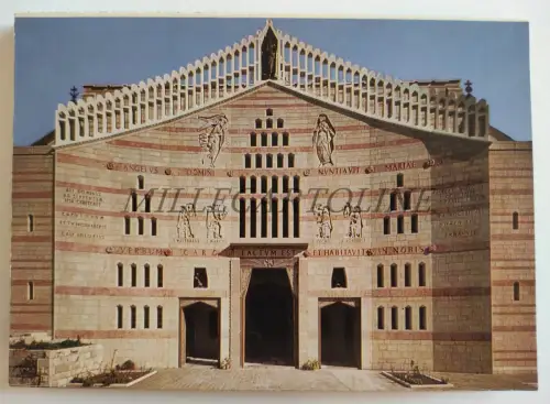 NAZARETH DIE KIRCHE DER VERKÜNDUNG - 10 Postkarten Ordner