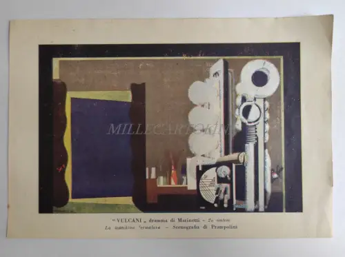 PRAMPOLINI STOPPMASCHINE - Vulkanausschnitt, Drama von Marinetti