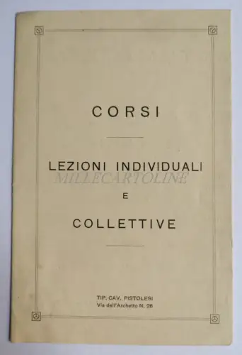 EINZEL- UND KOLLEKTIVUNTERRICHTSKURSE - Depliant Scuola di Mathematica Roma 