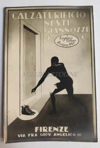 SCHUHFABRIK NESTI GIANNOZZI FLORENZ - Illustrierte Werbung