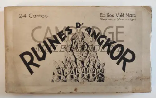 RUINEN VON ANGKOR - 24 Postkarten Folder, Ausgabe Vietnam, Kambodscha