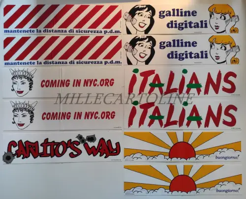 ZIP STRIPS - 11 Ironische Aufkleber