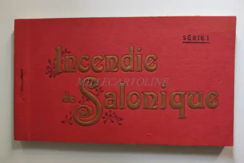 FEUER VON SALONIQUE SERIE 1 - 20 Postkarten Booklet