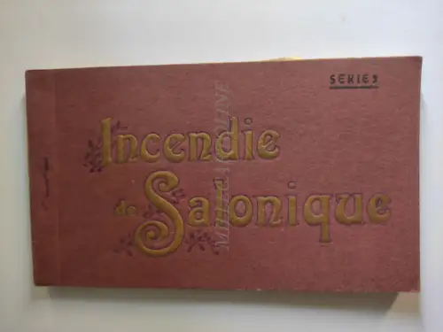 FEUERWEHR SALONIQUE SERIE 2 - 20 Postkarten Booklet