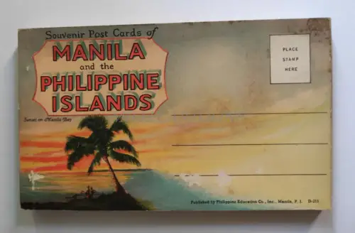 MANILA UND DIE PHILIPPINEN - 24 Postkarten Ordner